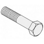 Hinge Plate Bolt - SS-  HHS0481S
